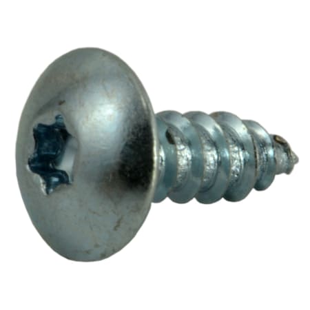 Midwest Fastener Sheet Metal Screw, #6 x 3/8 in, Zinc Plated Steel Truss Head Torx Drive, 45 PK 36981